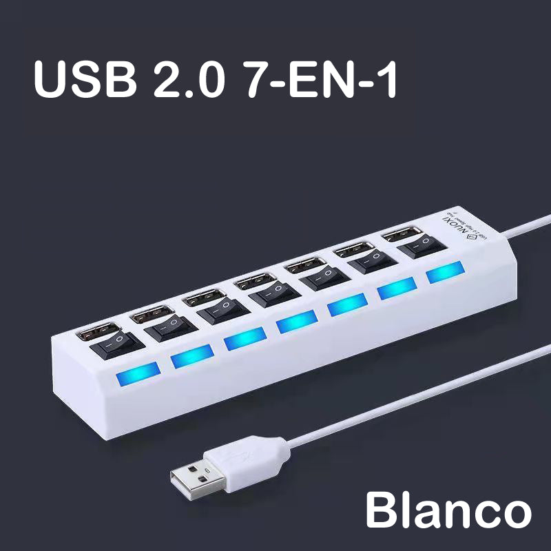 Adaptador USB Multipuertos