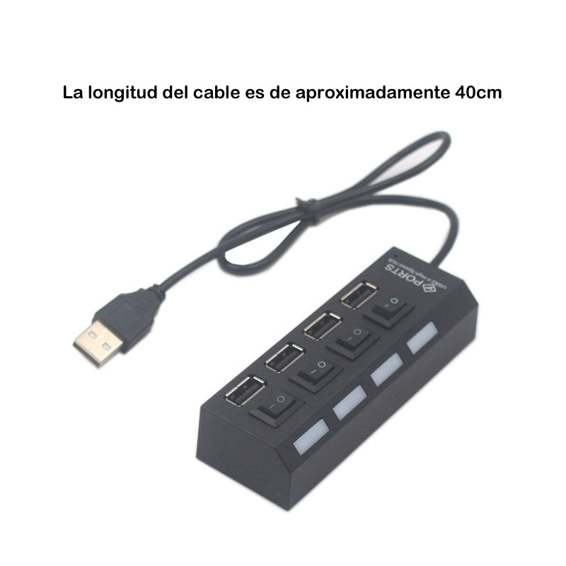Adaptador USB Multipuertos