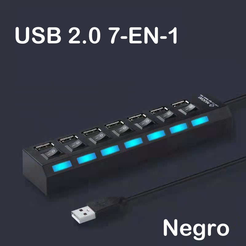 Adaptador USB Multipuertos