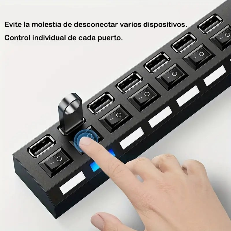 Adaptador USB Multipuertos