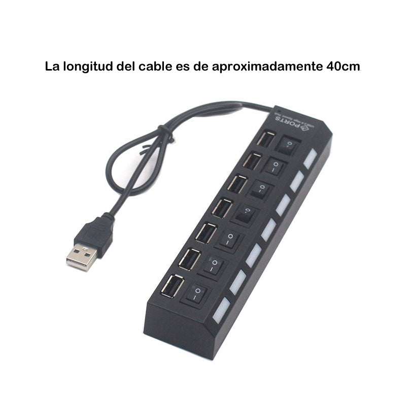 Adaptador USB Multipuertos