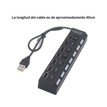 Adaptador USB Multipuertos
