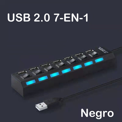 Adaptador USB Multipuertos